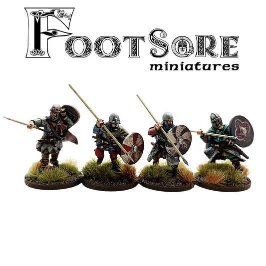 Barons War Footsore Late Saxon Huscarls with Spears 4