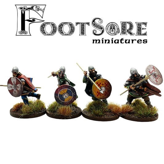 Barons War Footsore Late Saxon Huscarls with Spears 2