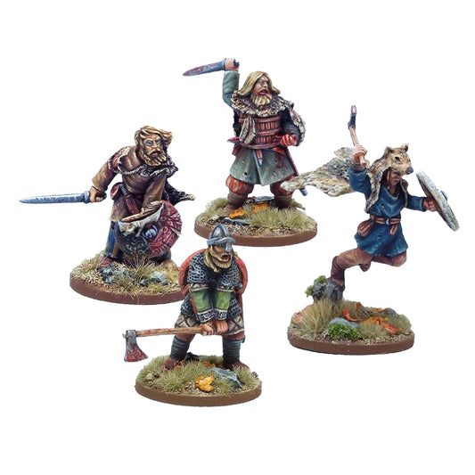 Baron's War Footsore Viking Beserkers x 4