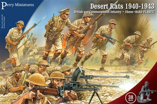 DESERT RATS 1940-1943 BRITISH AND COMMONWEALTH INFANTRY PERRY