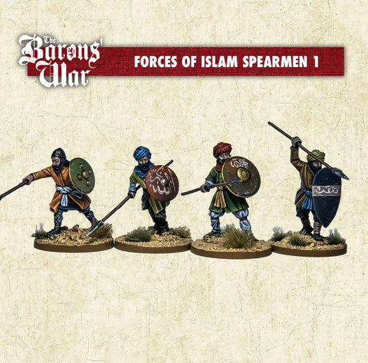 Forces of Islam Spearmen 1: Barons War Outremer