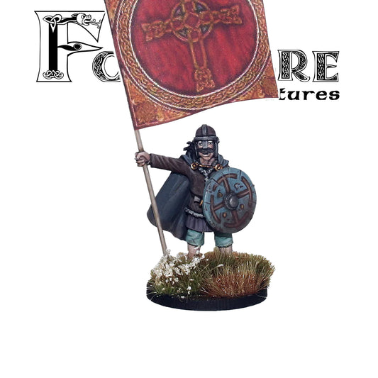 Welsh Dark Age Standard Bearer: Footsore miniature