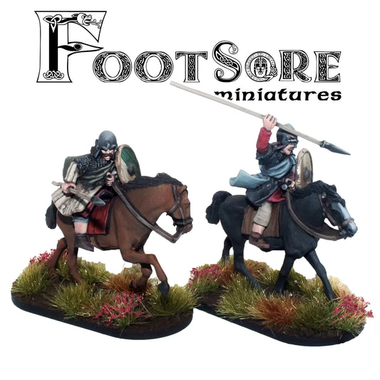 Welsh Hearthguard Cavalry with Spears: Footsore miniatures