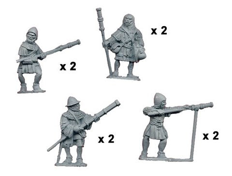 Handgunners: 100 Year War Crusader Miniatures