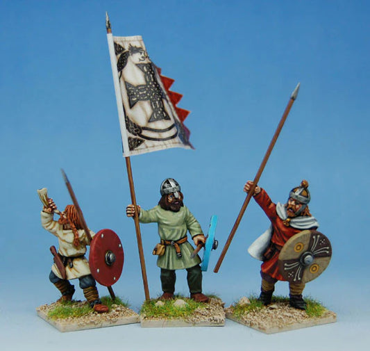 Barons War Footsore Early Saxon Infantry Command