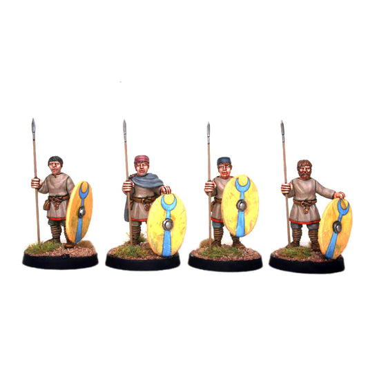 Barons War Footsore Late Roman Unarmoured Infantry Standing