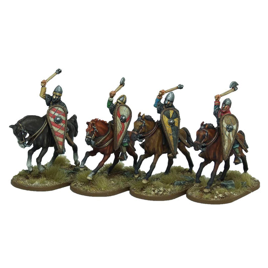 Footsore Norman Cavalrymen Thrusting Overarm