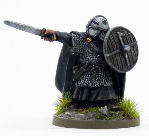 Dvergr Lieutenant 1 - Dark Dwarves / Duergar Saga Ragnarok Miniatures