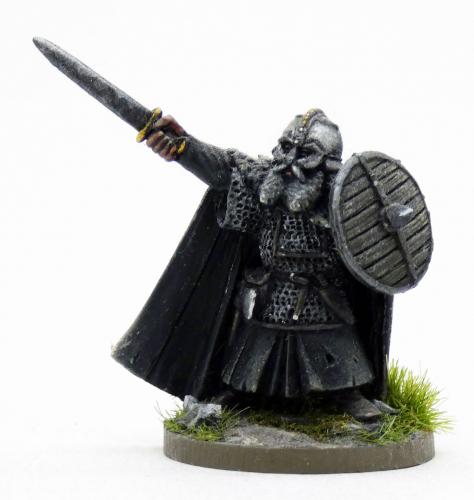 Dvergr Lieutenant 2 - Dark Dwarves / Duergar Saga Ragnarok Miniatures