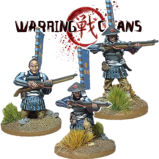Footsore Warring Clans Ashigaru with Teppo #1