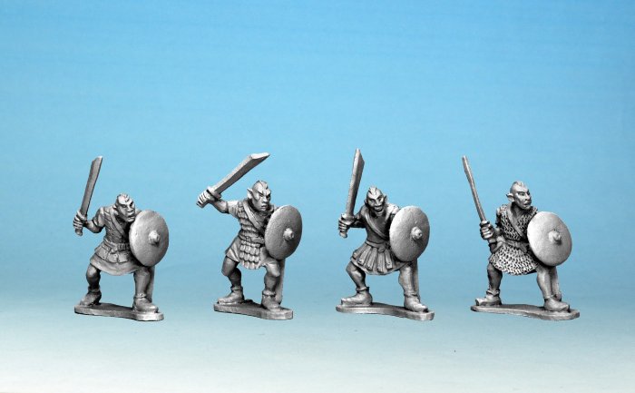 GO01 - Goblins with Sword & Shield Crusader Miniatures