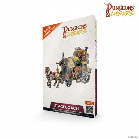 Stagecoach Set Miniature Pack Dungeons & Lasers