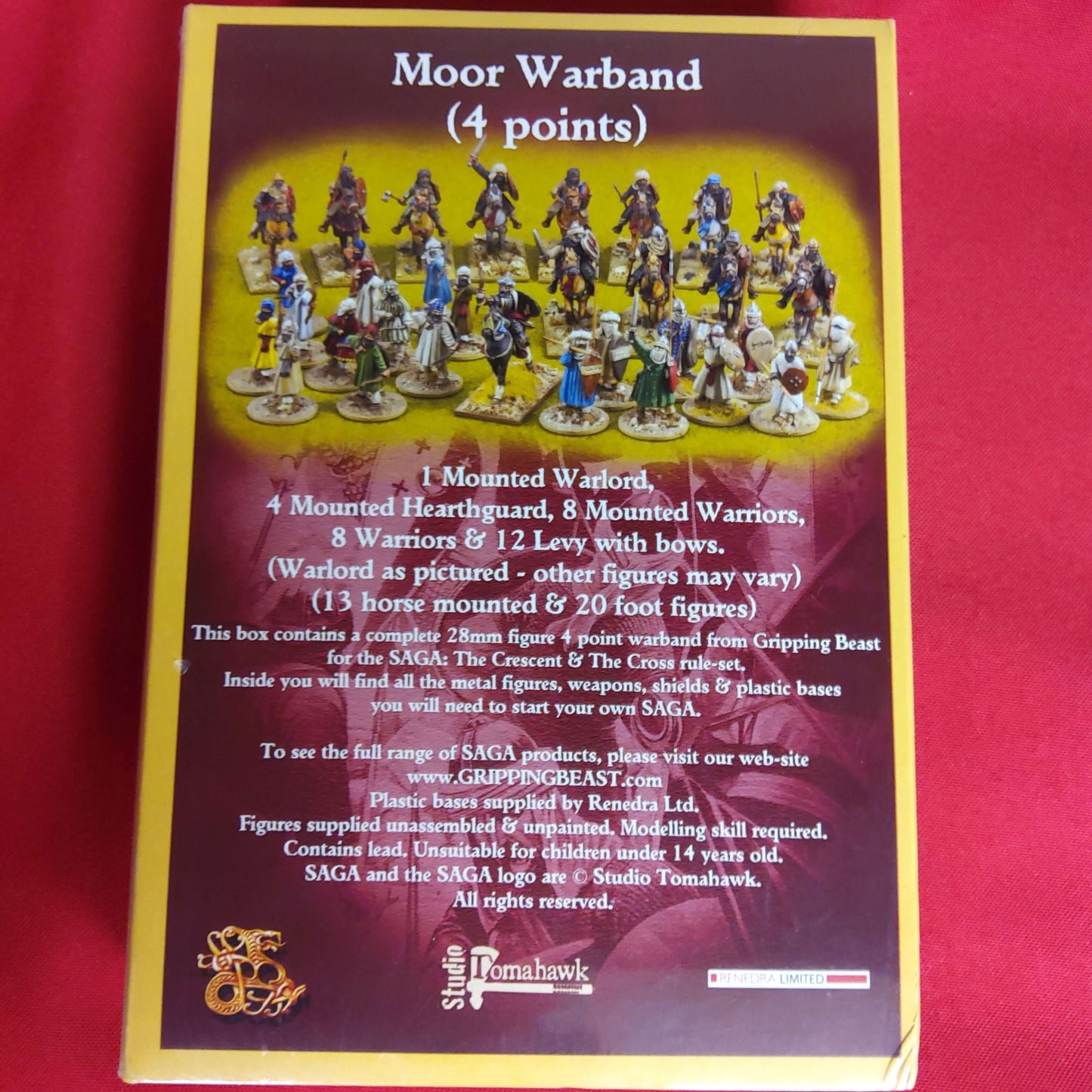 The Crescent & the Cross , Moor Warband (4 points) SAGA Gripping Beast