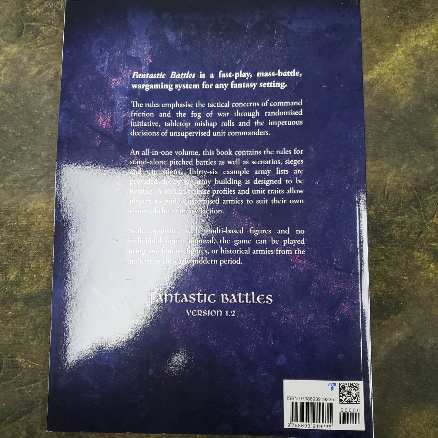Fantastic Battles Paperback Rulebook Version 1.2