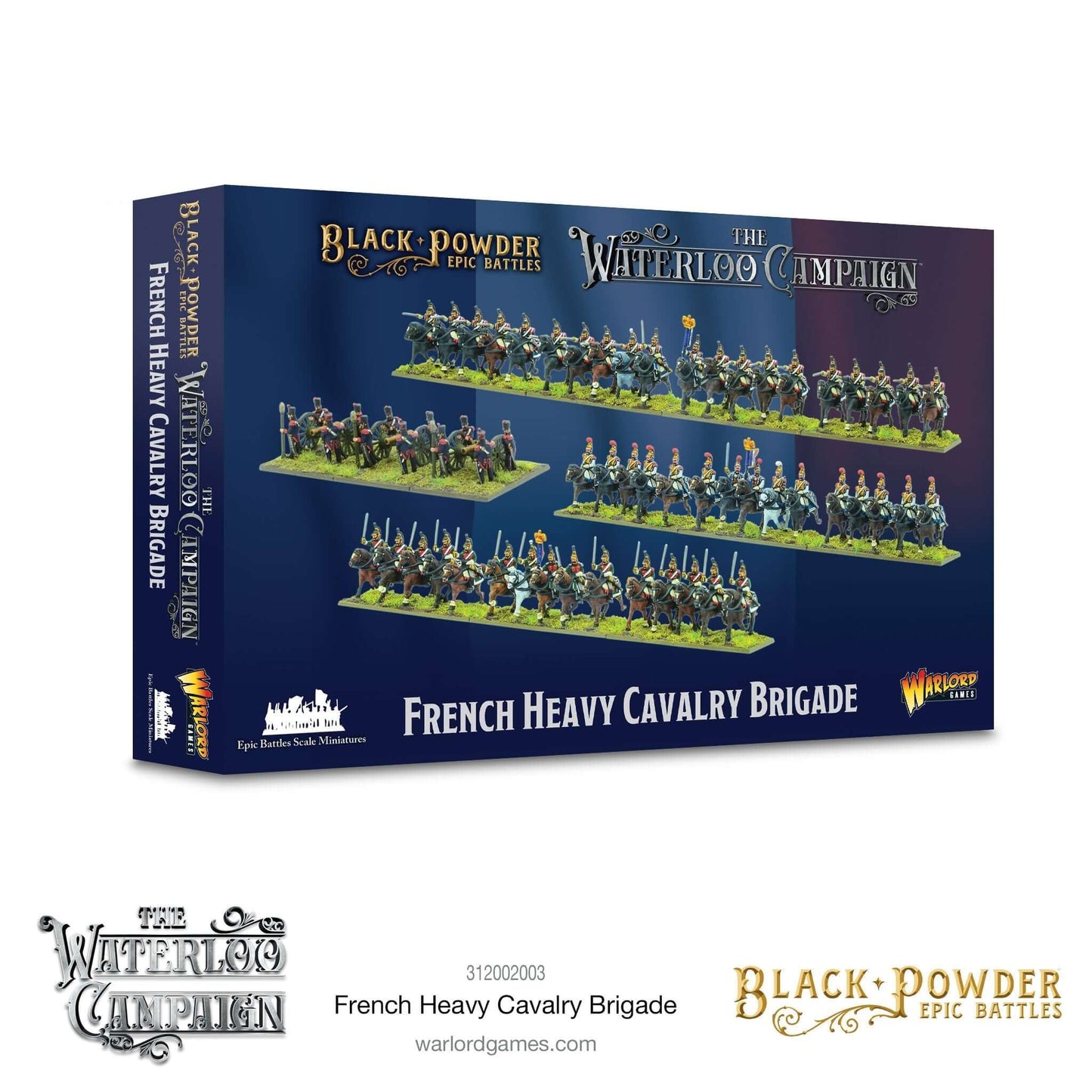 Black Powder Epic Battles: Waterloo - French Heavy Cavalry Brigade: Warlord