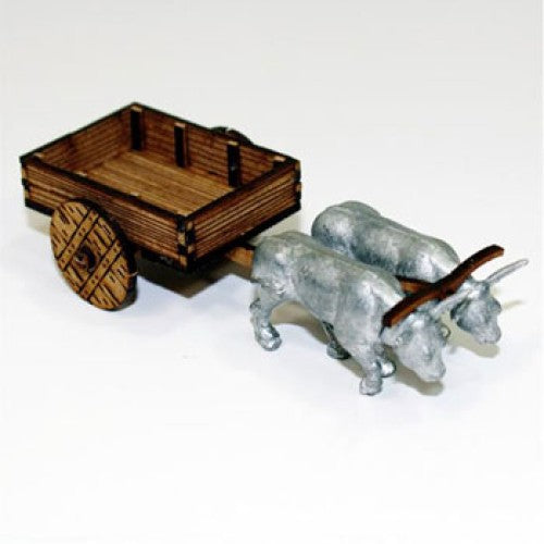 Wooden Wagon / Pesants Ox Cart: 4Ground