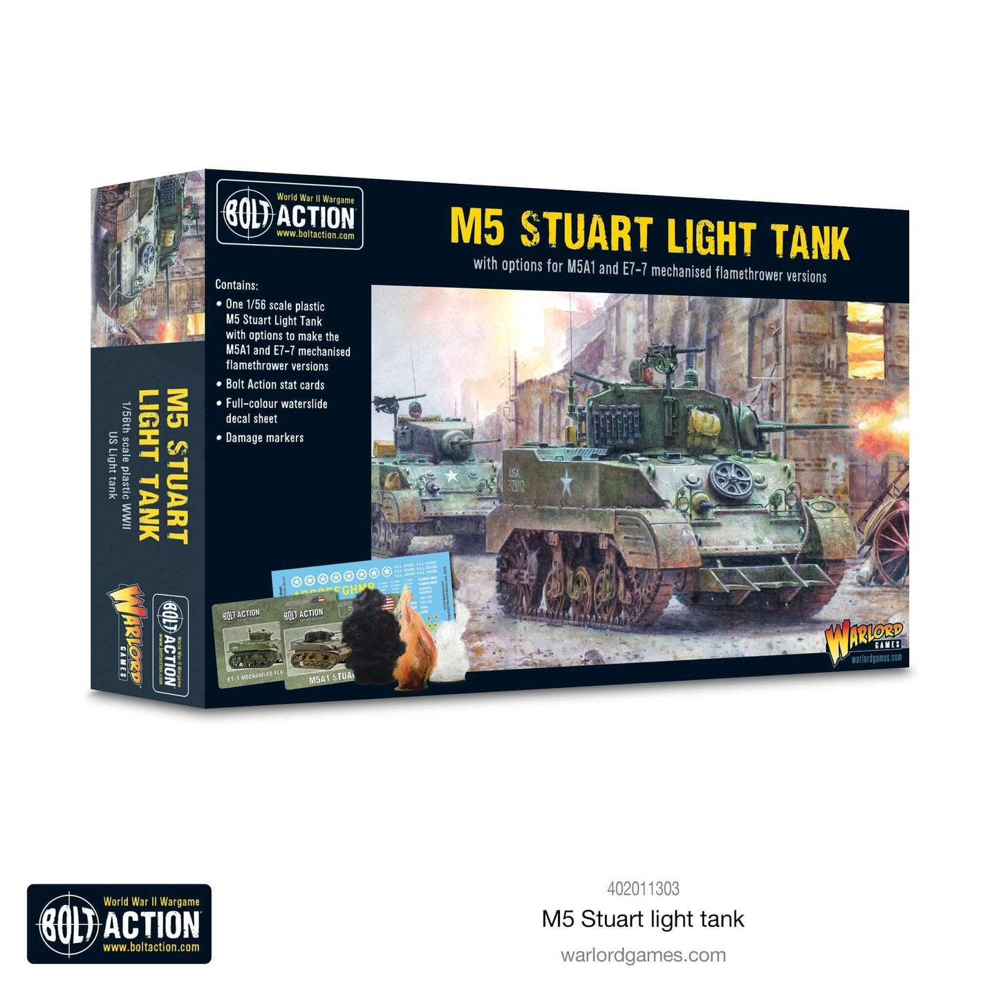 M5 Stuart Light:  US Tank Bolt Action