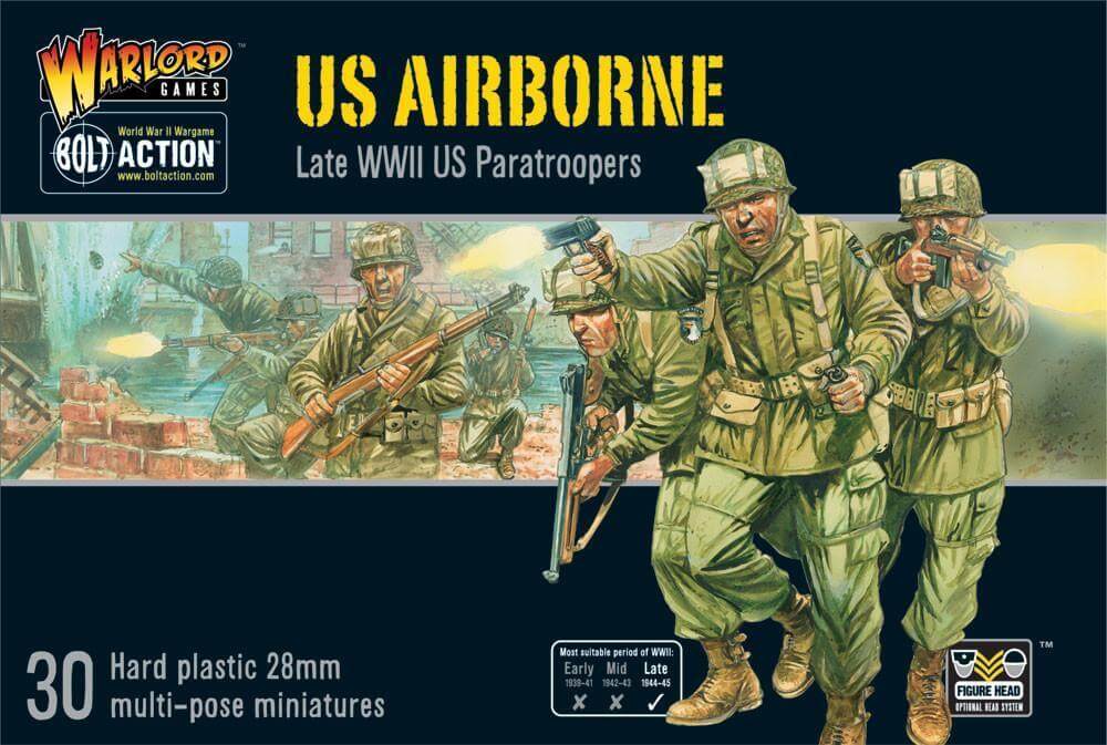 US Airborne plastic boxed set Bolt Action