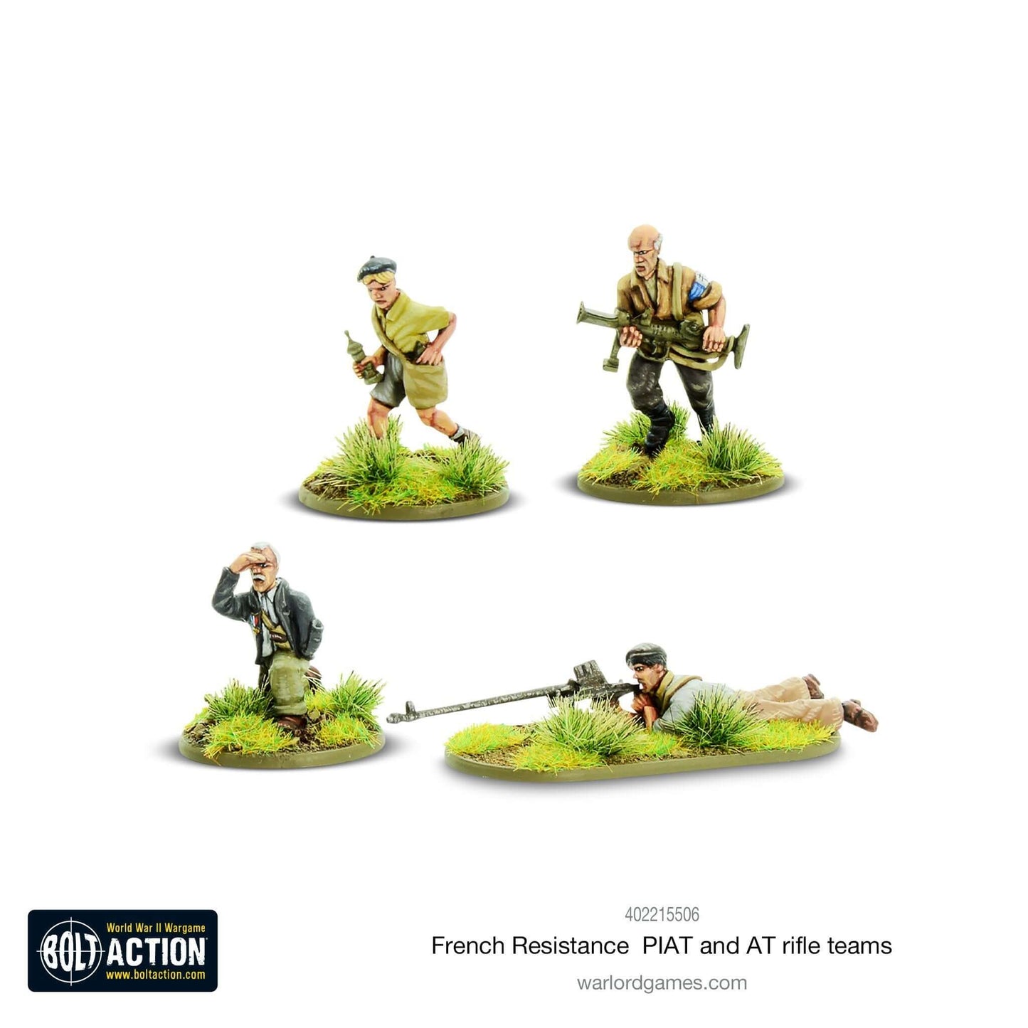French Resistance PIAT & Anti-tank rifle teams Bolt Action WARLORD