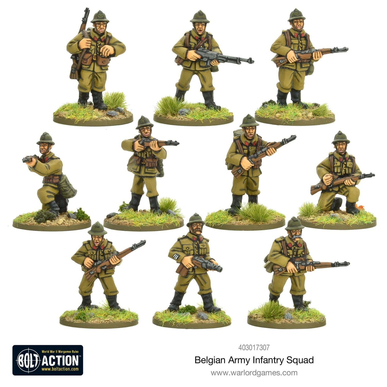 Belgian Infantry Squad Bolt Action