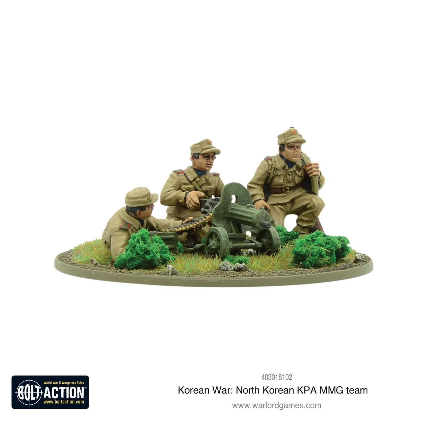 Korean War: North Korean KPA MMG team Bolt Action
