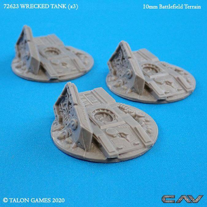 WRECKED TANK CAV miniatures