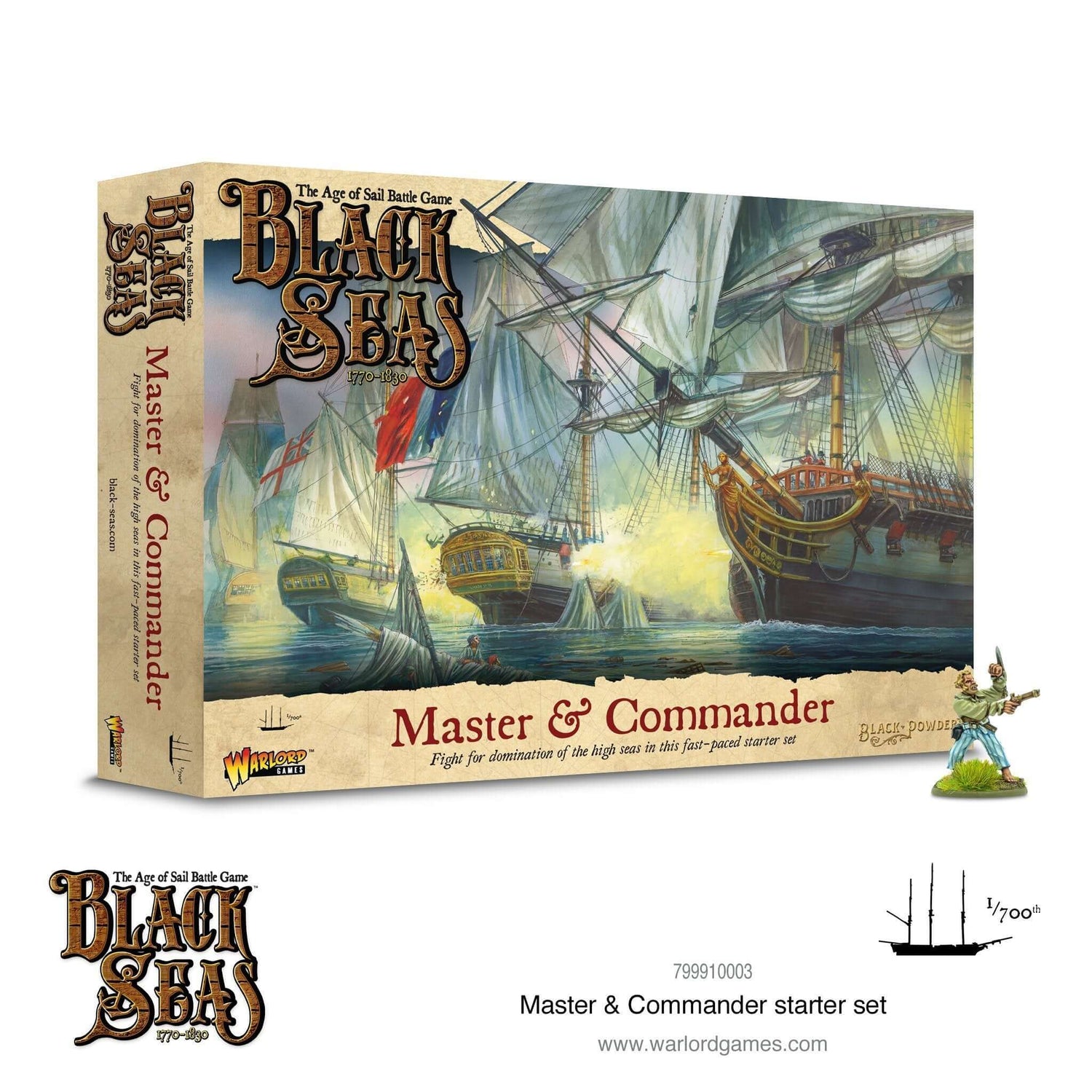 Black Seas Master & Commander Starter Set ( Black Powder)