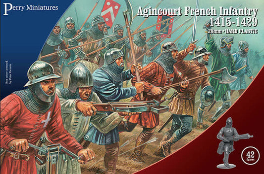 AGINCOURT FRENCH INFANTRY 1415-1429 PERRY