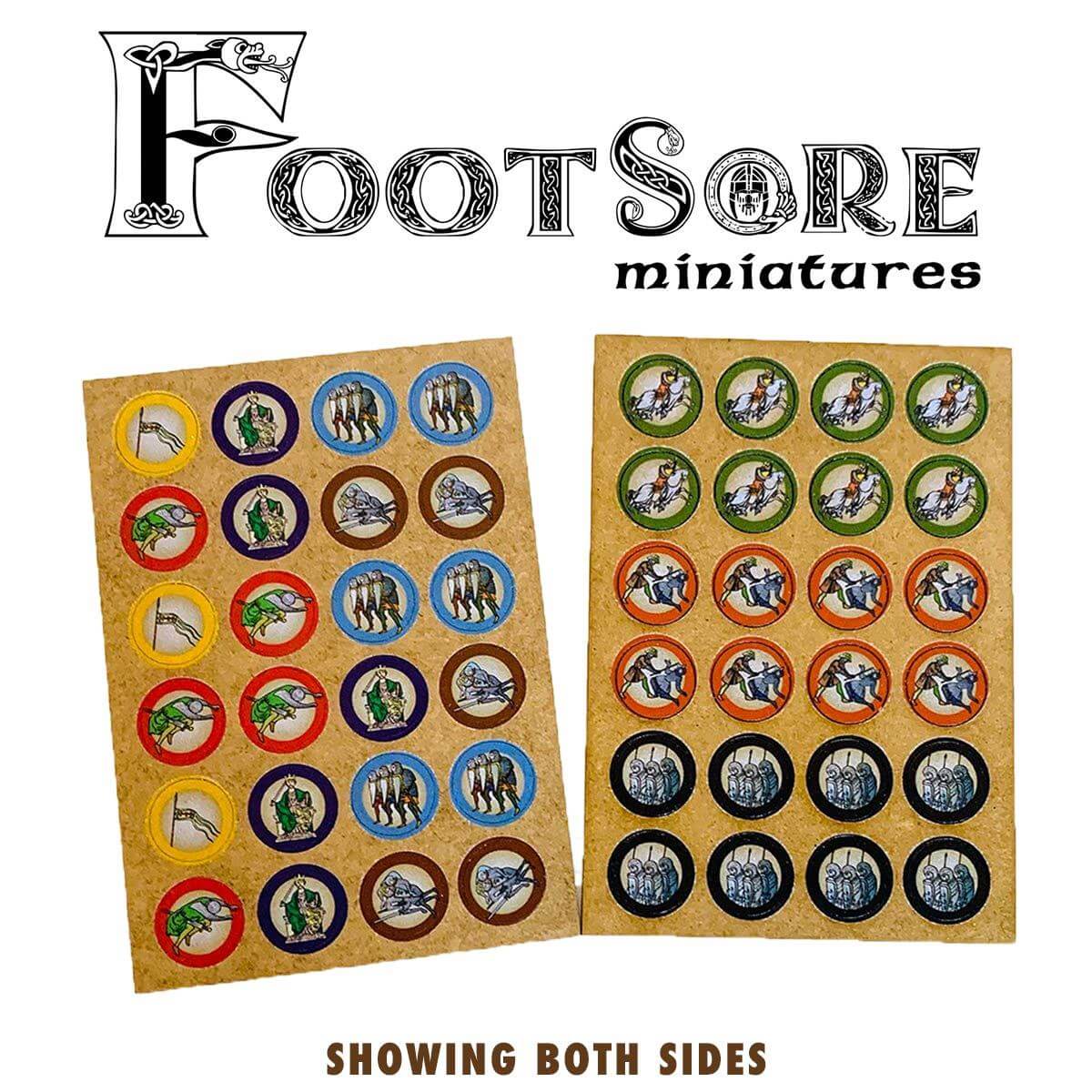 The Barons' War Action Tokens Footsore medieval historical miniatures