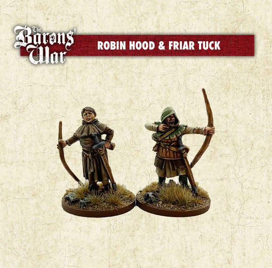 Robin Hood & Friar Tuck Footsore medieval historical miniatures