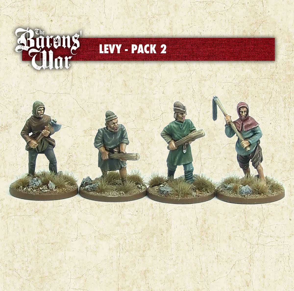 Levy 2 Footsore medieval historical miniatures