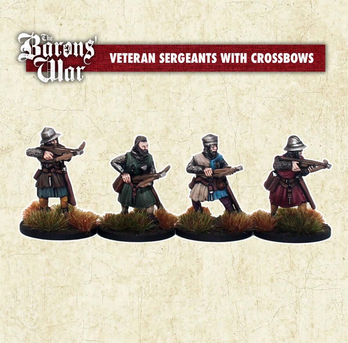 Baron's War Veteran Sergeants with Crossbows