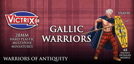 Gallic Warriors Victrix historical wargaming miniatures