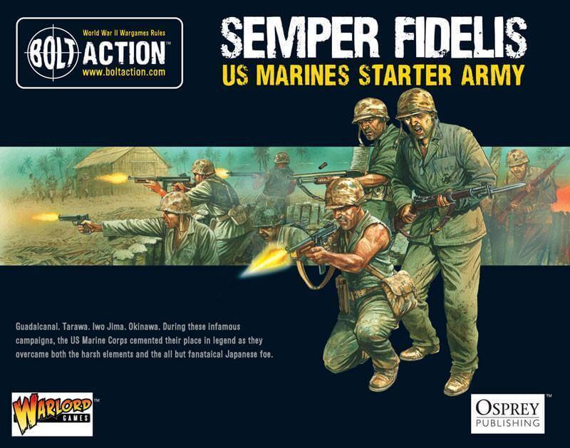 Semper Fidelis - US Marines Starter Army : USA  Bolt Action