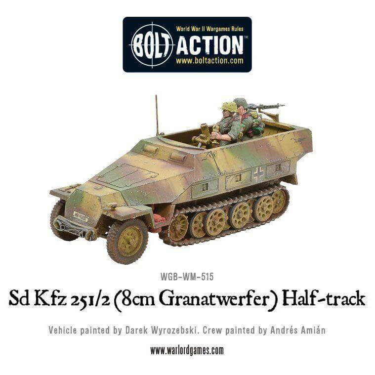 Sd.Kfz 251/2 Ausf D (8cm Granatwerfer) Half Track Bolt Action