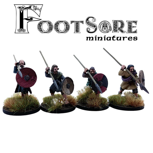 Welsh Dark Age Spearmen: Footsore Miniatures