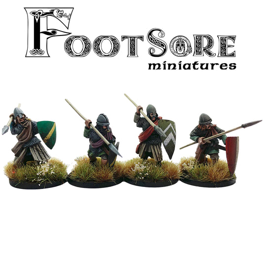 Welsh Medieval Armoured Spearmen: Footsore Miniatures