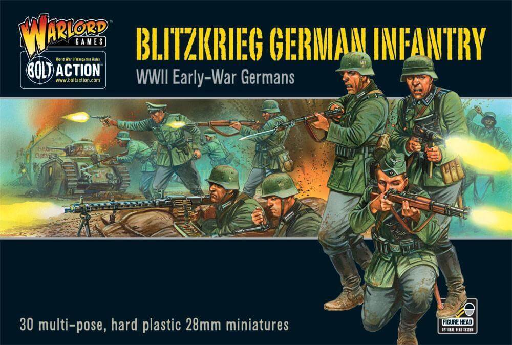 Blitzkrieg German Infantry plastic boxed set Bolt Action