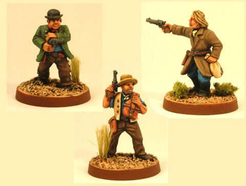 Wild West - Outlaws (cowboys) Crusader Miniatures