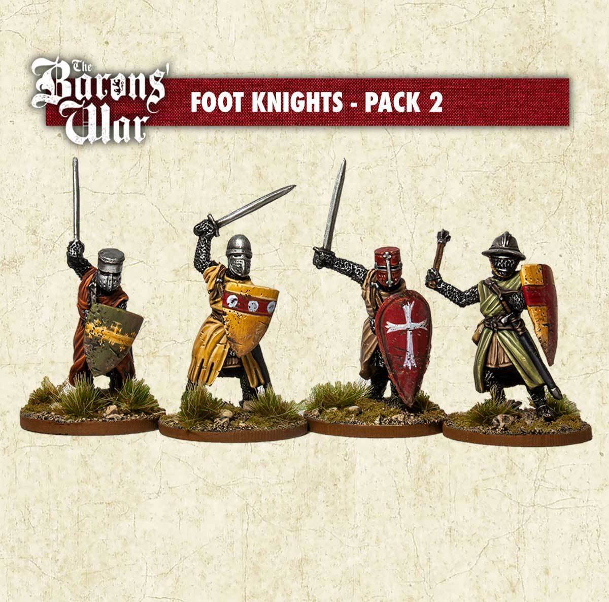 Foot Knights 2 Footsore medieval historical miniatures