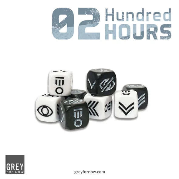 02 Hundred Hours Extra Dice Set: Grey for Now