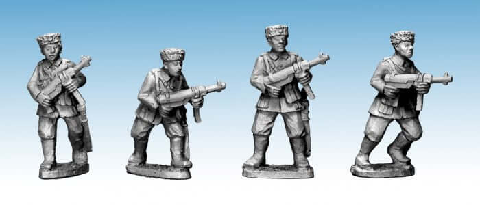 Cossacks with SMG (German Service) Crusader miniatures