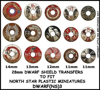Dwarf Transfers / decals : Oathmark (click to see 9 options)