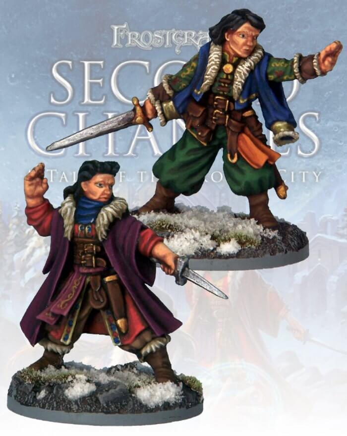 Yelen and Mirika Semova Frostgrave 28mm Fantasy miniatures Great for Dungeons & Dragons