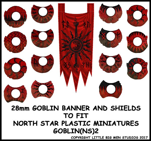 GOBLIN(NS)2 - Goblin Banner & Shields 2 Oathmark decals