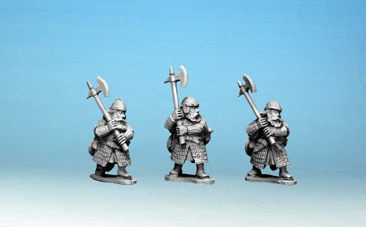 Dwarf Warriors with 2 Handed Weapons: Crusader Miniatures