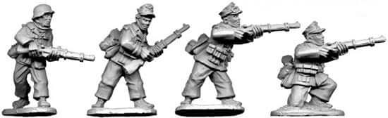 Deutsches Afrika Korps Riflemen III WWII Artizan miniatures