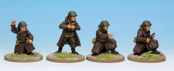 US Gun Crew WWII Artizan miniatures