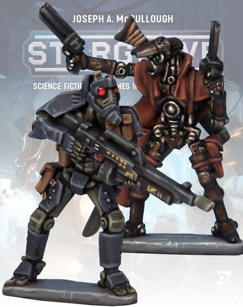 Old Rogues: The Robots : Stargrave Sci-fi miniatures