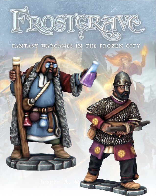 Apothecary & Marksman Frostgrave 28mm Fantasy miniatures Great for Dungeons & Dragons